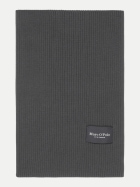 Marc O'Polo Strickschal mit Logo 982-gray pin bei Robert Ley