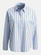 Smith & Soul Gestreifte Bluse 1601-LIGHT BLUE PRINT bei Robert Ley