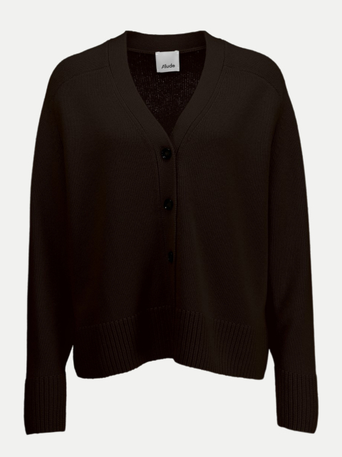 ALLUDE Strickjacke mit V-Ausschnitt bei Robert Ley
