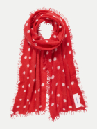 Purschoen Kaschmirschal Slim 8320-stardust red-white bei Robert Ley