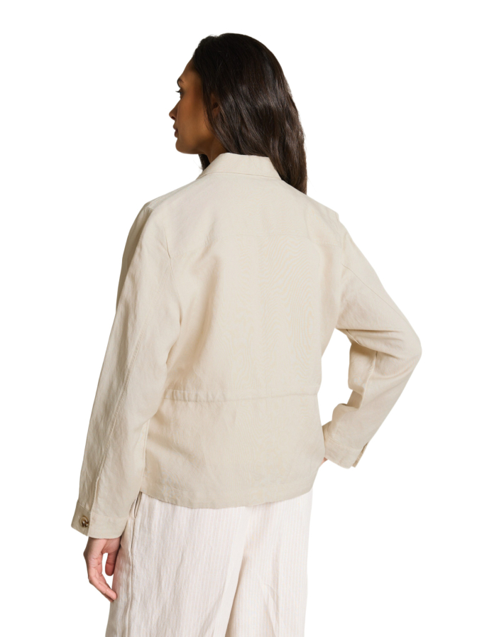 Tom Tailor Casual blazer jacket with linen bei Robert Ley