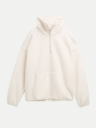 Tom Tailor Denim Loose-Fit Teddy Sweatshirt 10332-off white bei Robert Ley