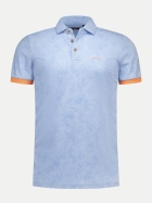 NZA New Zealand Auckland Polohemd mit Allover-Print 2644-SUNNY BLUE bei Robert Ley