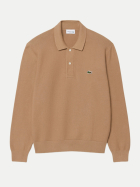 Lacoste Polohemd aus Strick mit langen Ärmeln six-cookie bei Robert Ley