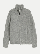 Tom Tailor Denim Grobstrick-Jacke 20564-grey black structure bei Robert Ley