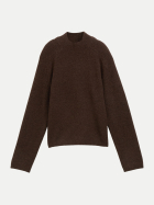 Tom Tailor Denim Pullover mit Stehkragen 40768-cool dark brown melange bei Robert Ley