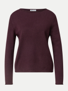 Street One Pullover mit Rollkanten 17820-rustic rouge bei Robert Ley