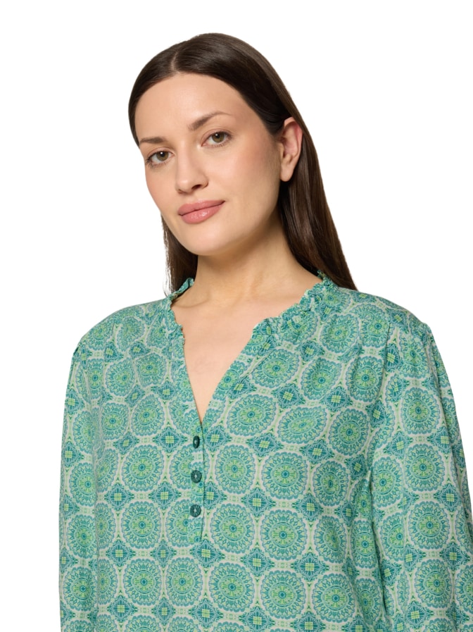 Cartoon Bluse mit 3/4 Arm bei Robert Ley