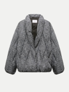 Dorothee Schumacher Steppjacke mit Strick-Print 098-knit print grey bei Robert Ley