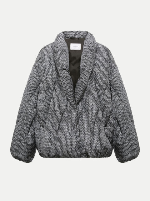 Dorothee Schumacher Steppjacke mit Strick-Print bei Robert Ley