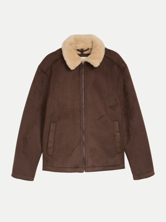 Tom Tailor Denim Übergangsjacke aus Wildlederimitat bei Robert Ley
