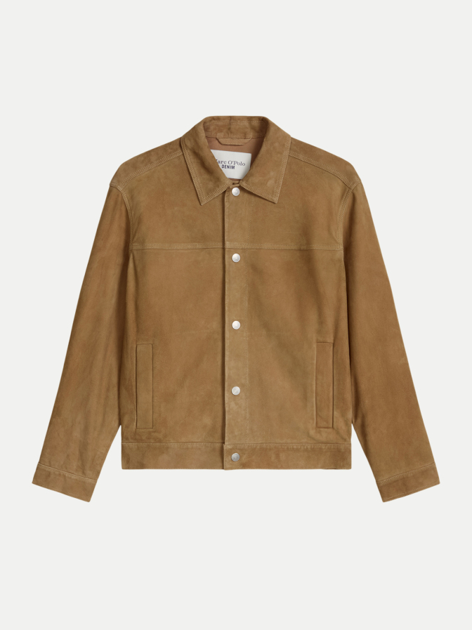 Marc O'Polo DENIM Lederjacke aus Veloursleder bei Robert Ley