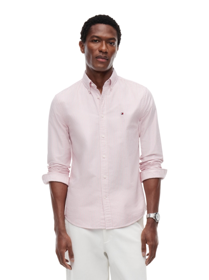 Tommy Hilfiger Regular-Fit Hemd mit Streifen bei Robert Ley