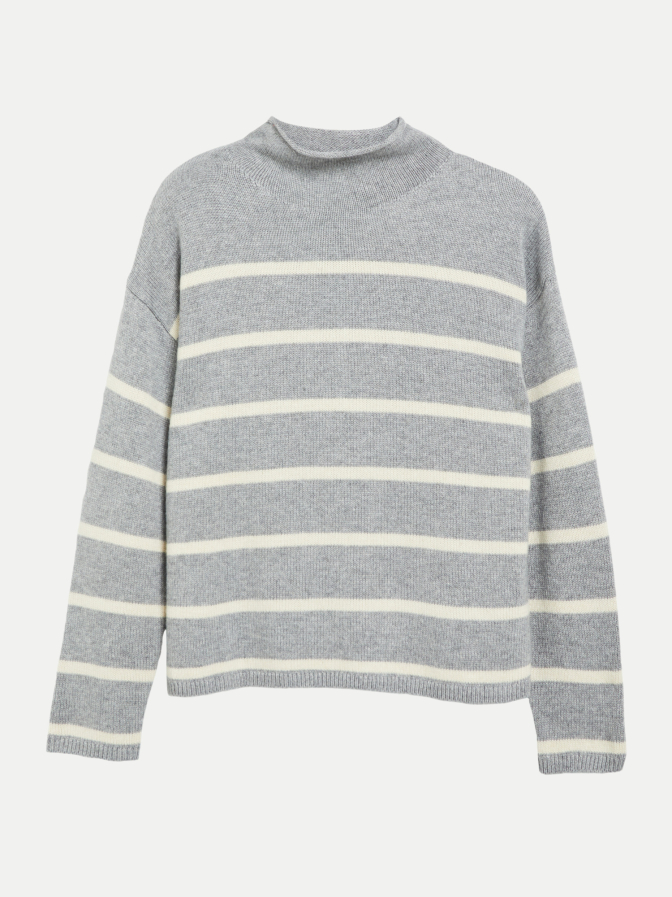 s.Oliver RED LABEL Strickpullover mit Streifen-Muster bei Robert Ley