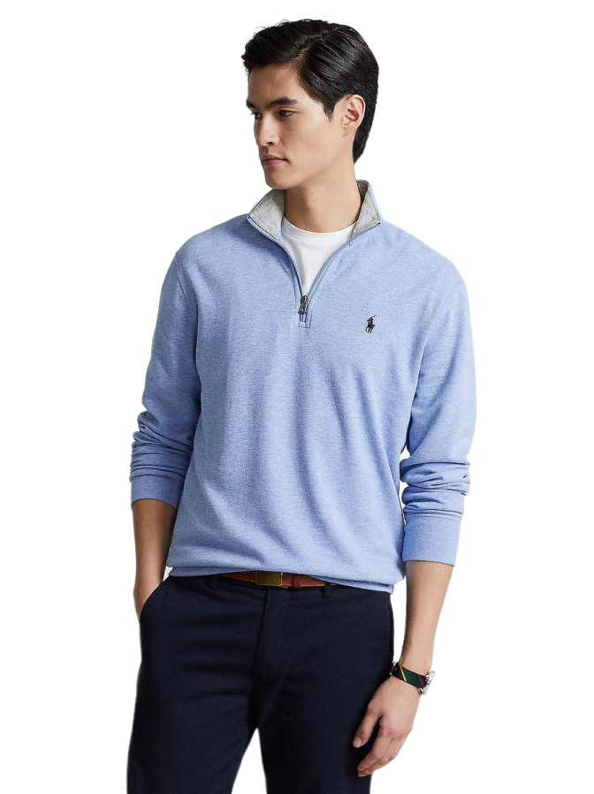 Polo Ralph Lauren Sweatshirt mit Troyerkragen bei Robert Ley