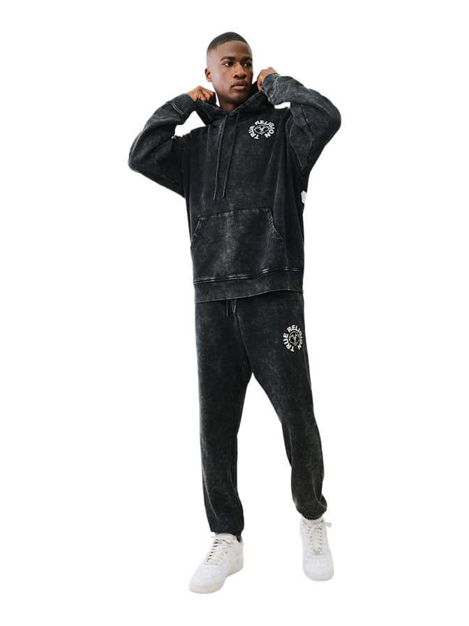 True Religion Hoodie mit Buddha-Print bei Robert Ley