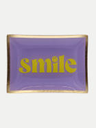 Giftcompany Glasteller Love Plates lila/gelb Smile-lila/gelb Smile bei Robert Ley