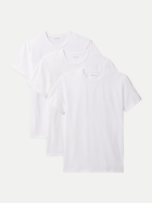 Calvin Klein S/S CREW NECK 3PK 100-WHITE bei Robert Ley