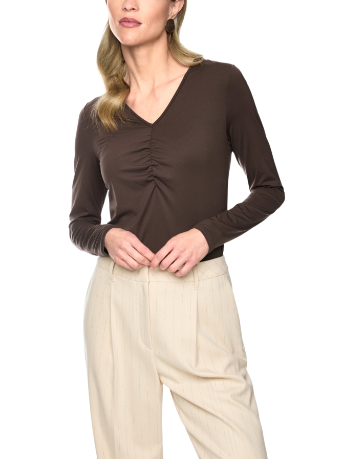 Marc Cain Langarmshirt mit Raffung bei Robert Ley