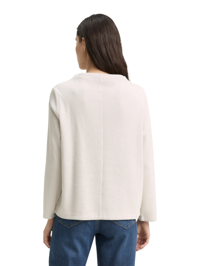 Tom Tailor Casual Sweatshirt in Melange-Optik bei Robert Ley