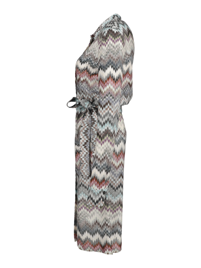 MISSONI Hemdblusenkleid mit Raschelmuster bei Robert Ley