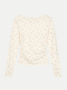 OH APRIL Langarmshirt Maeve 8047-off white floral bei Robert Ley