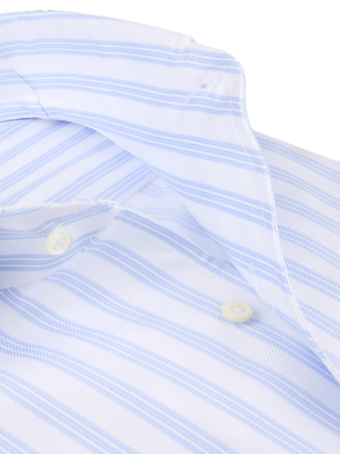 Stenströms Hemd mit Streifen Cotton Twofold bei Robert Ley