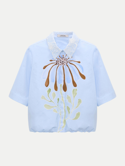 Dorothee Schumacher Bluse mit floralem Signature-Print bei Robert Ley