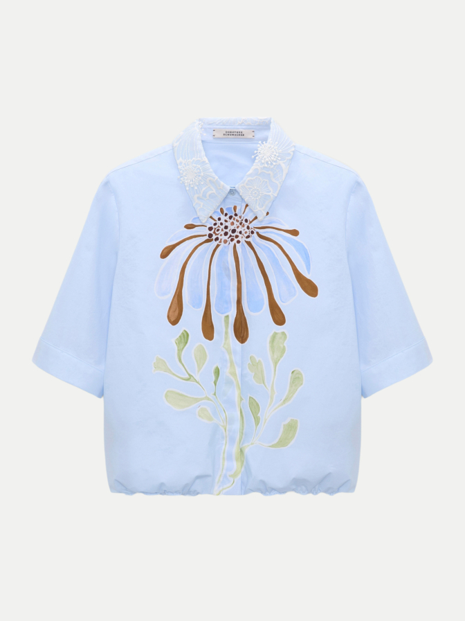 Dorothee Schumacher Bluse mit floralem Signature-Print bei Robert Ley