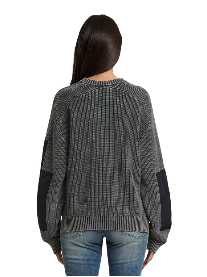 G-STAR RAW Grobstrickpullover mit Ärmel-Patches bei Robert Ley