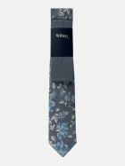 Willen Set Krawatte und Einstecktuch 21-blau bei Robert Ley