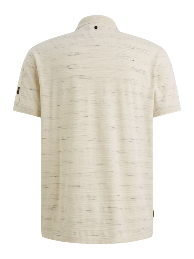 PME Legend T-shirt mit Polokragen Popcorn bei Robert Ley