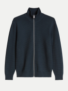 Marc O'Polo Strickjacke aus Bio-Baumwolle 4175-Peppercorn Grey bei Robert Ley