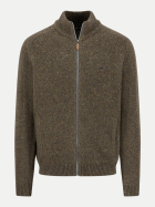 Fynch-Hatton Strickjacke mit Stehkragen aus Woll-Mix 749-cypress bei Robert Ley