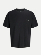JACK & JONES T-shirt mit Rundhalsausschnitt 178012004-Black/W. BANDANA bei Robert Ley