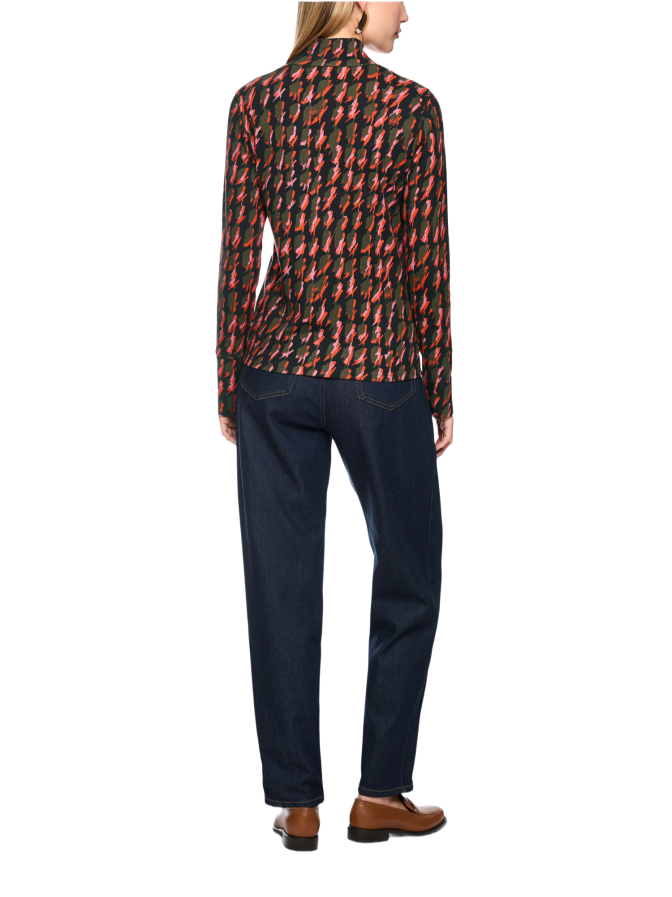 Marc Cain Langarmshirt mit Hahnentrittmuster bei Robert Ley