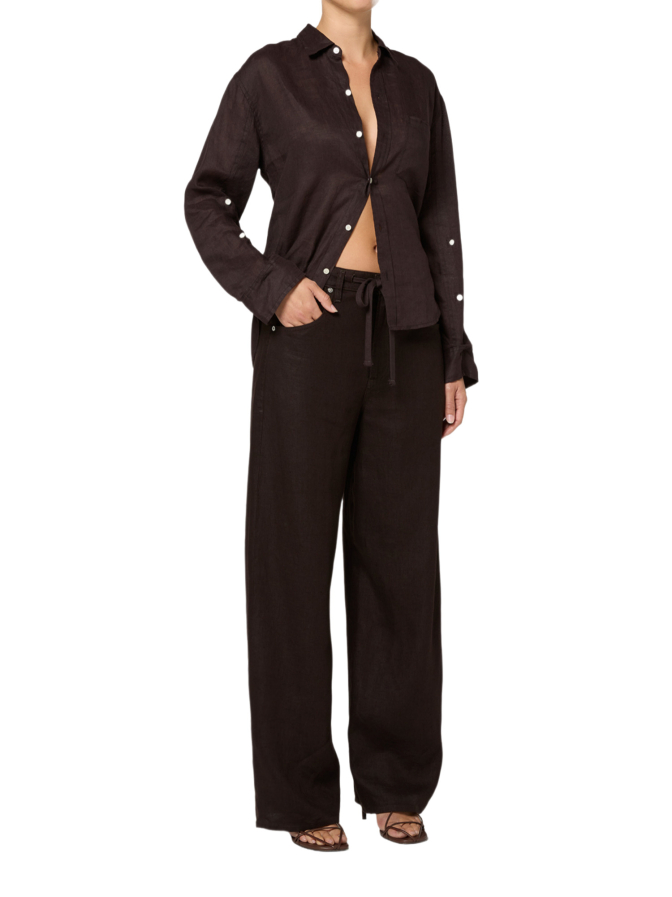Citizens of Humanity Wide-Leg Leinenhose Brynn bei Robert Ley