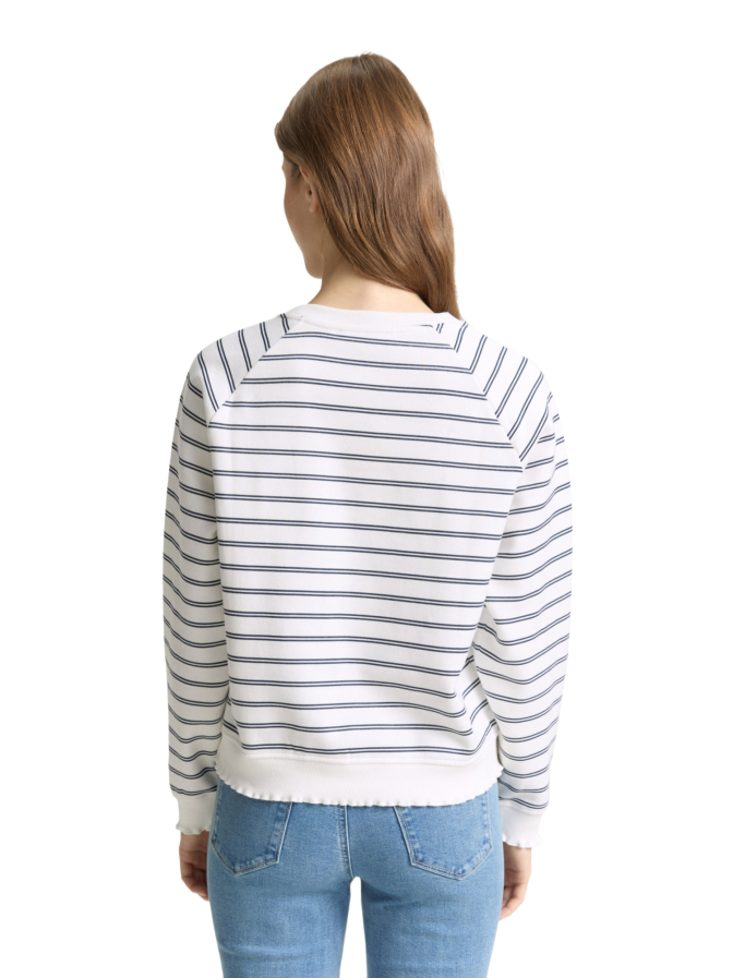 Tom Tailor Denim Gestreiftes Sweatshirt bei Robert Ley