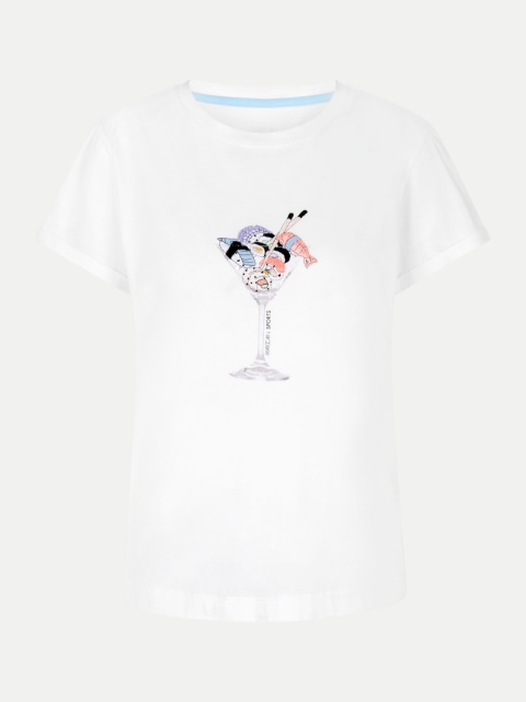 MARC CAIN T-Shirt mit Applikation bei Robert Ley