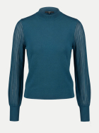 Zero Strickpullover mit Stehkragen 5149-Green Forest bei Robert Ley