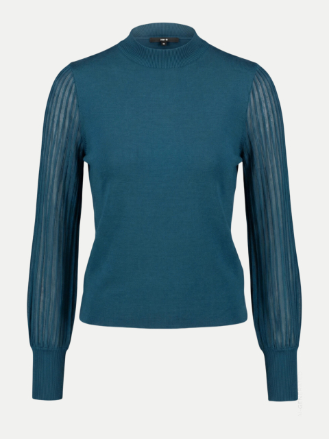 Zero Strickpullover mit Stehkragen bei Robert Ley