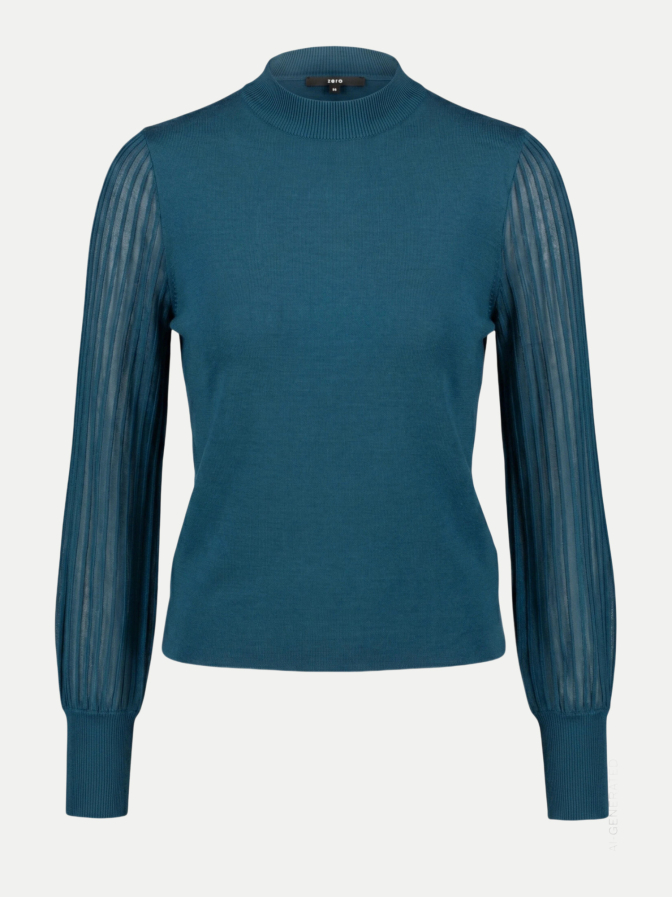 Zero Strickpullover mit Stehkragen bei Robert Ley