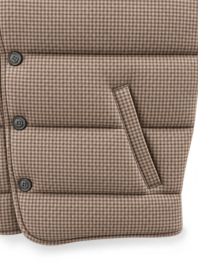 Polo Ralph Lauren Steppweste mit Hahnentritt-Muster bei Robert Ley