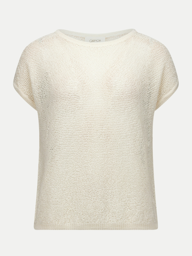 Cartoon Kurzarm Strickpullover bei Robert Ley