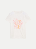 Tom Tailor Casual T-Shirt mit floralem Print 10315-Whisper White bei Robert Ley