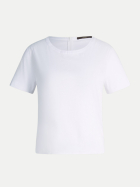 Windsor Women Bluse Kurzarm mit rückseitigem Zip-Verschluss 100-White 100 bei Robert Ley