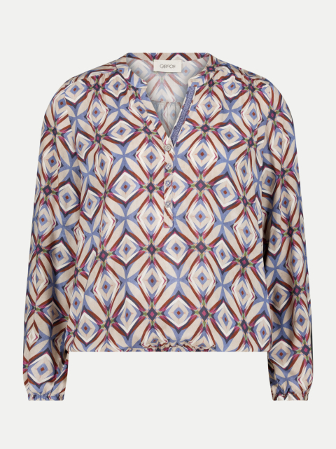 Cartoon Blusenshirt in Seiden-Haptik bei Robert Ley