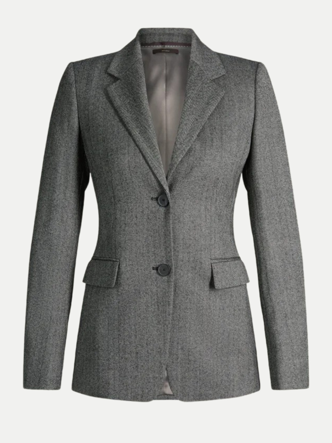 Windsor Women Slim-Fit Blazer aus Schurwolle-Mix bei Robert Ley