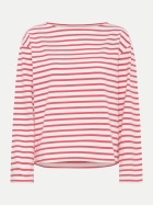 ICHI Langarmshirt Ihmira 900003462-TEABERRY / CLOUD DANCER bei Robert Ley