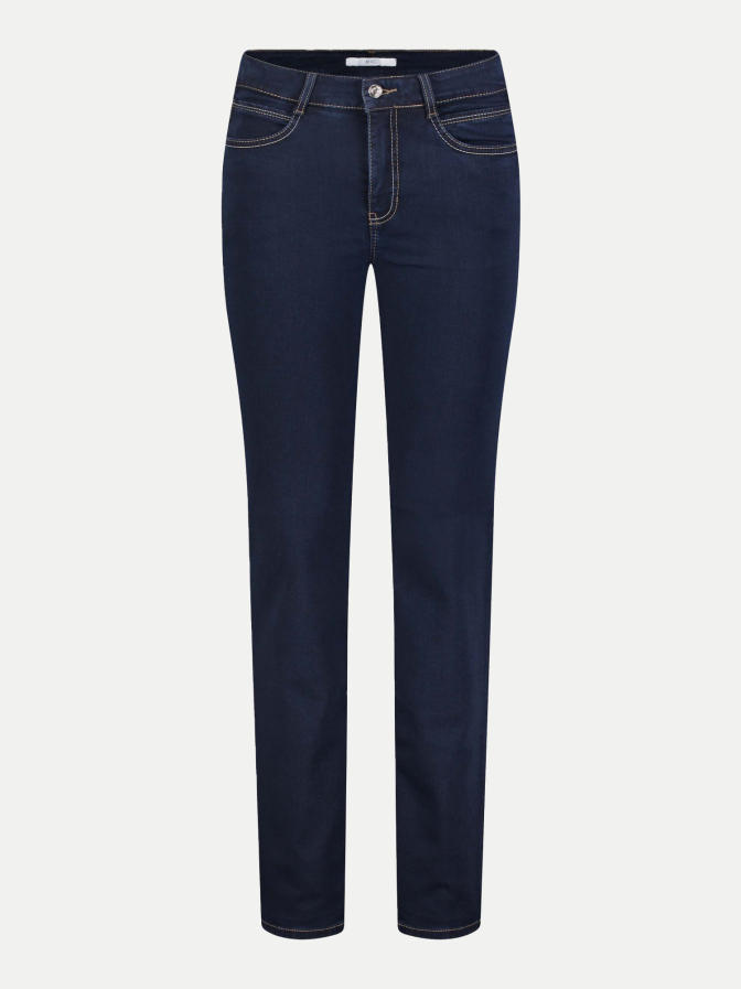 Mac Straight Fit Jeans mit Label-Patch bei Robert Ley